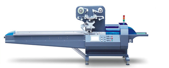 Horizontale Fluss-Verpackungsmaschine-Drehverpackungs-Hochgeschwindigkeitsmaschine mit Film-Schaltung