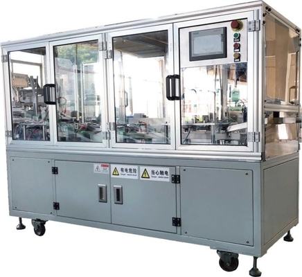 automatische Verpackungsmaschine-gewölbte Kasten-Falte des Karton-400g/M2 und kleben Maschine