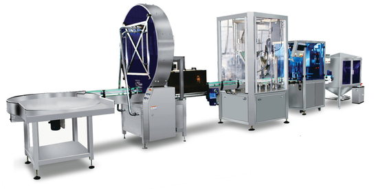 Linearer automatischer Pulver-Verpackungsmaschine-Bohrer-füllende mit einer Kappe bedeckende Maschine