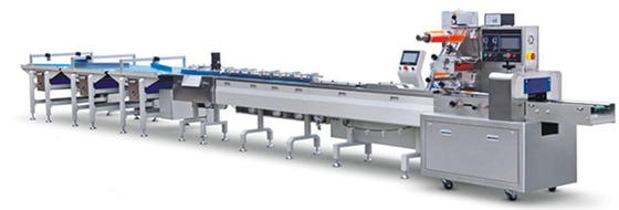 Keks-automatisches Verpacken- der Lebensmittelmaschinen-horizontales Brot-verpackendes Zufuhrband
