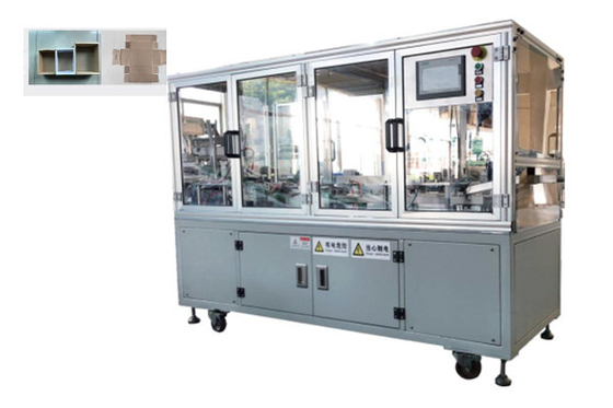 Klappe, die automatische den Kasten-Verpackungsmaschine-Pappgewölbten Kasten herstellt Maschine faltet