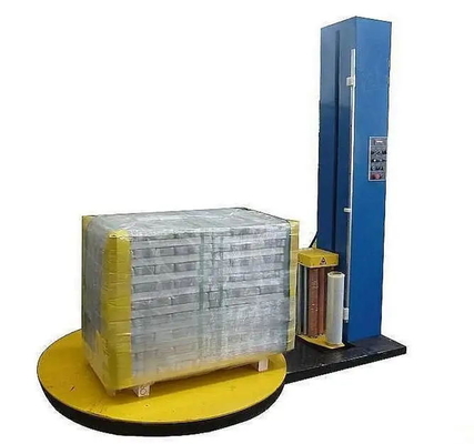 Volle automatische Kasten-Verpackungsmaschine, die LLDPE-Film-Paletten-Verpackungs-Maschine wickelt