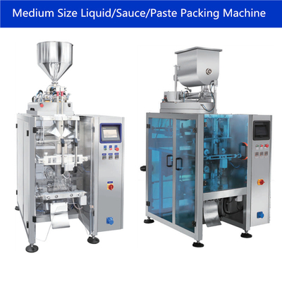 Großer Ketschup-vollautomatischer flüssiger Füllmaschine 5kg vertikaler Bagger Machine