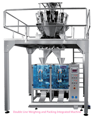 Vertikales großes NahrungsmittelkornVerpackungsmaschine das automatische Wiegen und Füllmaschine