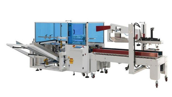Automatische Karton-Dichtungs-Maschinen-unterer aufnehmender gewölbter Karton-Kasten, der Maschine herstellt