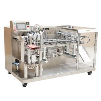 Täglicher horizontaler Pulver Premade-Stand-Beutel-Verpackungsmaschine-Keil-Taschen-Reißverschluss