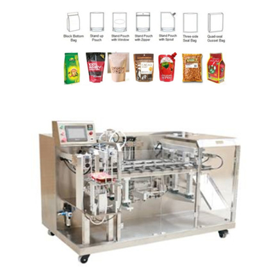 Dreh- Imbiss-Poly- Beutel-Verpackungsmaschine-Nahrung-Premade-Füllmaschine