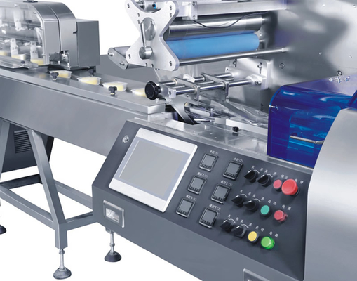 Horizontales Schalen-Verpacken- der LebensmittelFließband Kuchen-Brot, das Tray Loading Packing einzieht