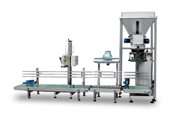 Industrielles automatisches Wiegenund Füllmaschine-Fertigungsstraße der Taschen-5-50KG