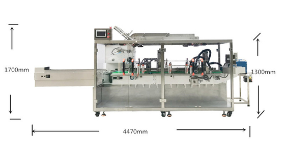 Karton-Verpackungsmaschine-Klappen-Kasten-Ordner Gluer-Maschine PLC automatische