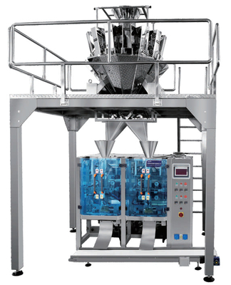 Wiegende Verpackungsmaschine-vertikale automatische Körnchen-Selbstfüllmaschine PLC