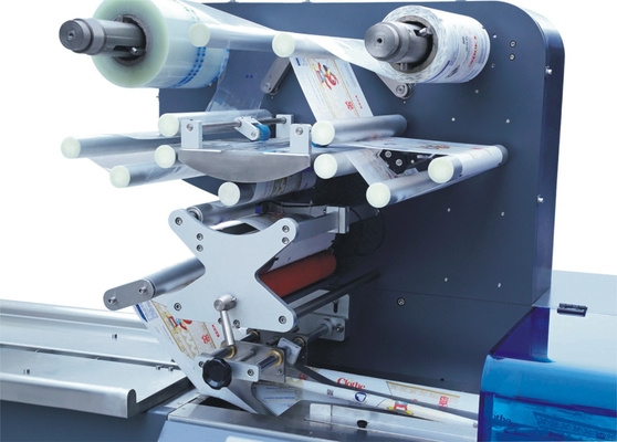 Horizontale Fluss-Verpackungsmaschine-Drehverpackungs-Hochgeschwindigkeitsmaschine mit Film-Schaltung