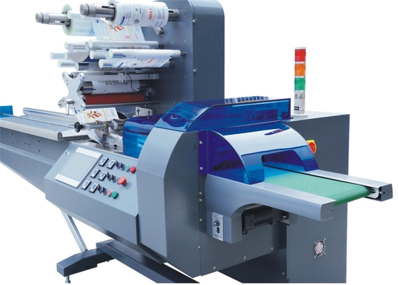 Horizontale Fluss-Verpackungsmaschine-Drehverpackungs-Hochgeschwindigkeitsmaschine mit Film-Schaltung