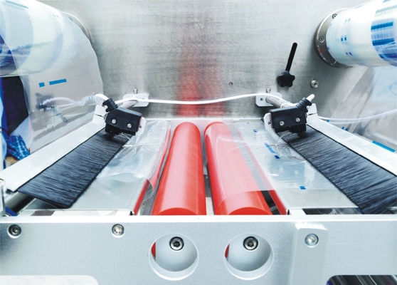 Automatische austauschende horizontale Verpackungsmaschine mit Film-Schaltelement